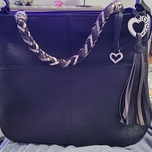 BRIGHTON LEATHER CROSSBODY PURSE